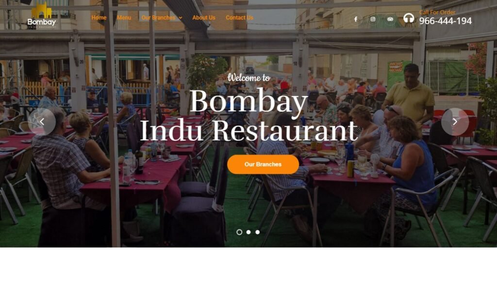 Bombay Catral website