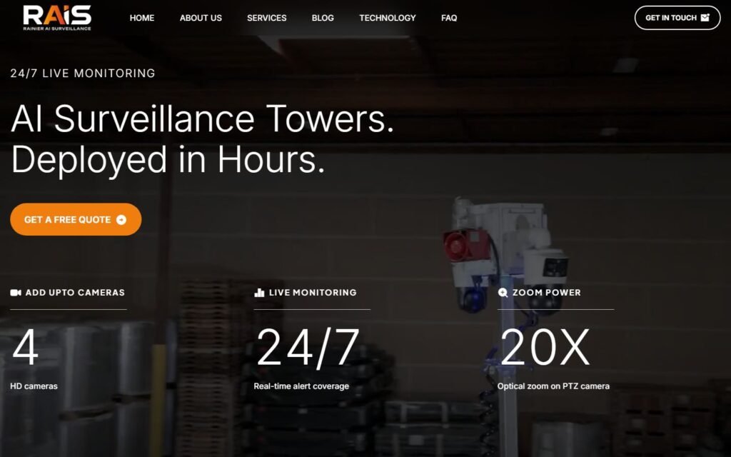Rainier AIS website
